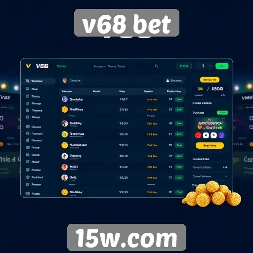 Explorando a interface do site v68 bet