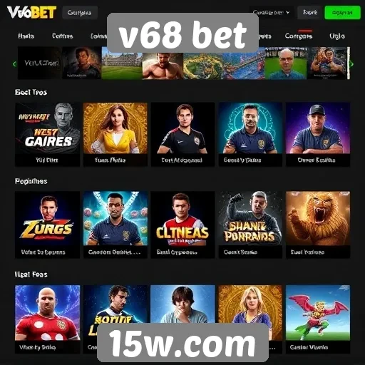 Análise das opções de jogos no site v68 bet